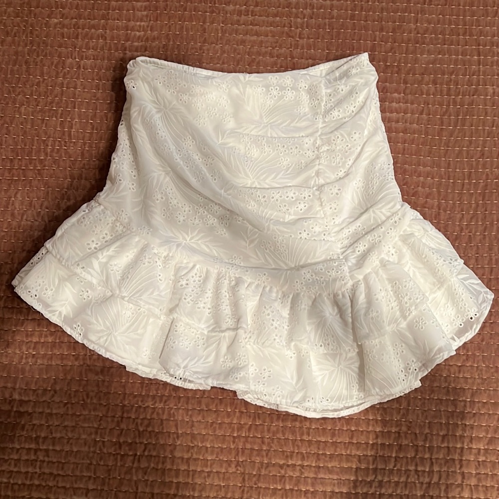 Majorelle asymmetrical skirt